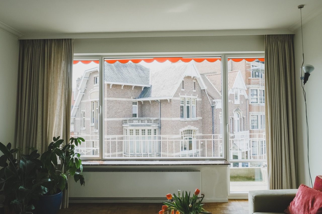 Aluminium ramen in appartement in Antwerpen