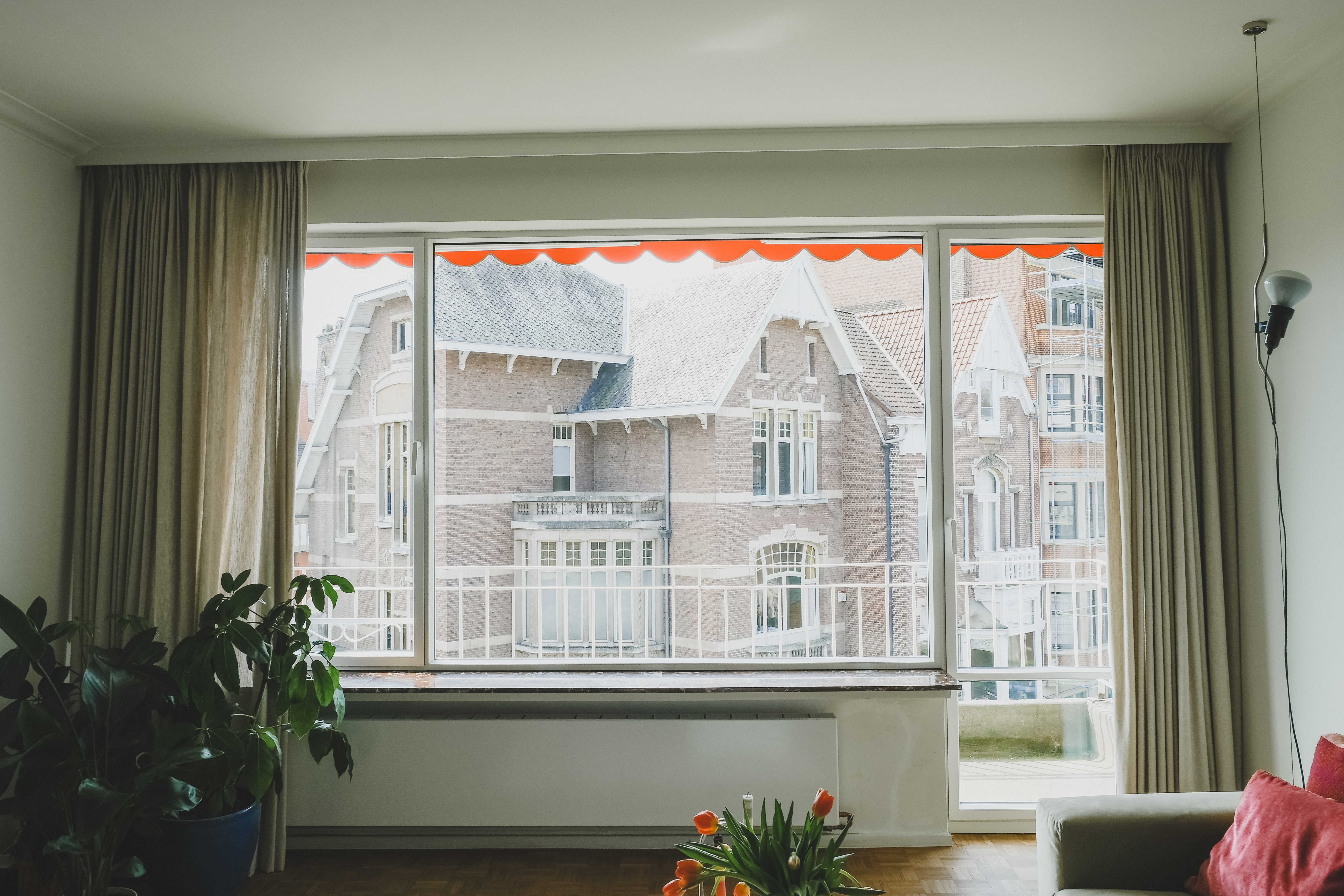 Aluminium ramen in appartement in Antwerpen