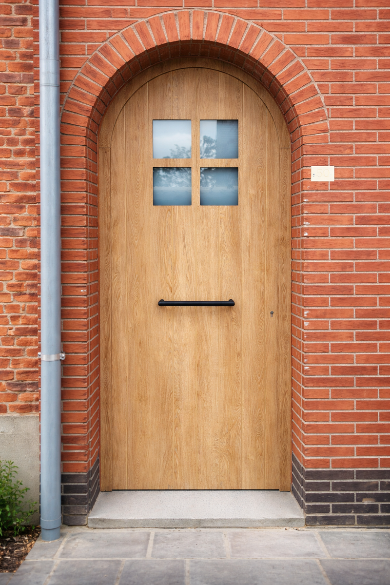 Houten uitstraling zonder onderhoud? Kies voor een PVC voordeur met houtlook