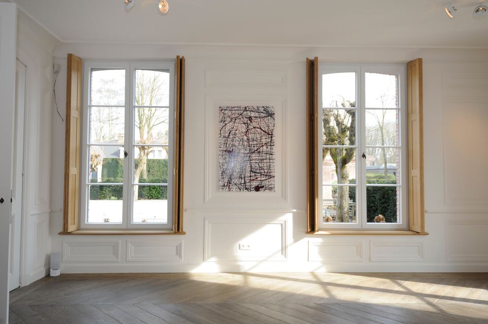 PVC ramen voor landelijke villa in Schilde — PVC deuren project